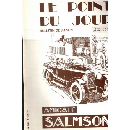 Moteurs Salmson, Le point du Jour N°115 juin 1994 - revues automobiles, mécanique