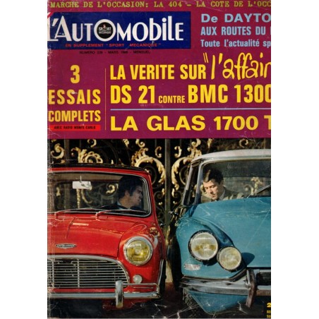 L'automobile mars 1966 n°239 ET supplément Sport Mécanique  - revues automobiles, voitures 1966