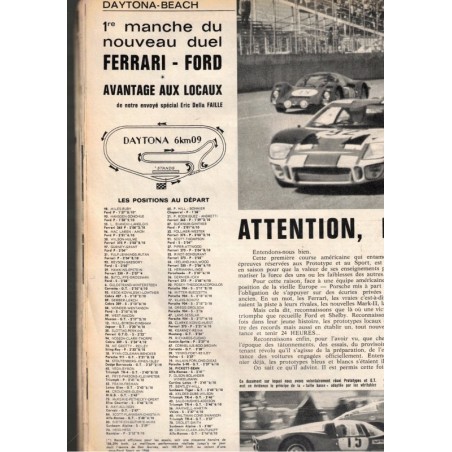 L'automobile mars 1966 n°239 ET supplément Sport Mécanique  - revues automobiles, voitures 1966