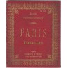 Album photographique dépliant Paris Versailles Taride, 1900, - guide Paris 1900, photographies artistiques