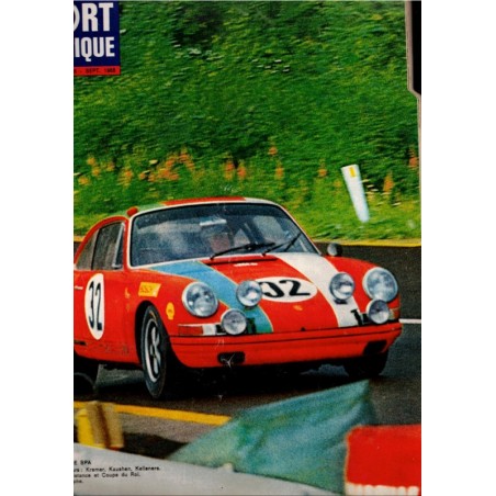 L'automobile sept. 1968 n°268 ET supplément Sport Mécanique  - revues automobiles, voitures 1966