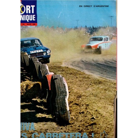 L'automobile mars 1968 N°263 ET supplément Sport Mécanique  - revues automobiles, voitures 1966