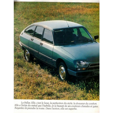 Citroën GSA année modèle 1980 - revues automobiles, publicité voitures