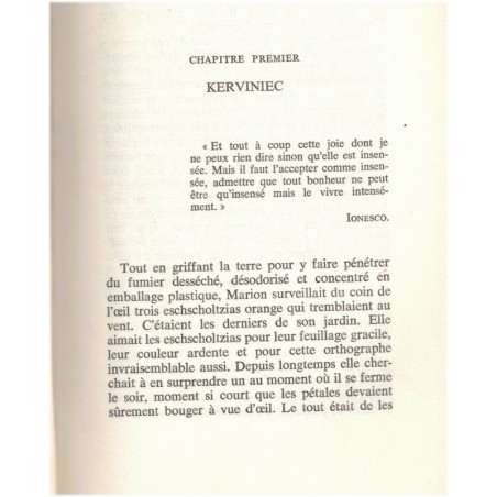 La part des choses, Benoîte Groult, 1972 - romans français, écrivains français