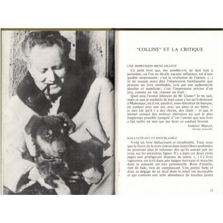 Colline, Jean Giono, 1978 - romans français, écrivains français, Hauts de Provence