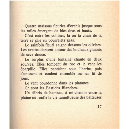 Colline, Jean Giono, 1978 - romans français, écrivains français, Hauts de Provence