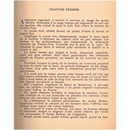 Angélique, le Chemin de Versailles, T2 Marquise des Anges, Anne et Serge Golon, 1959 - romans d'amour