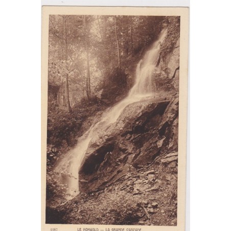 Carte postale ancienne Le Hohwald, la grande cascade, les Vosges