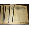 Les romanciers populaires 1908, 14e année N°1 au N°101 - romans populaires, romans en feuilletons