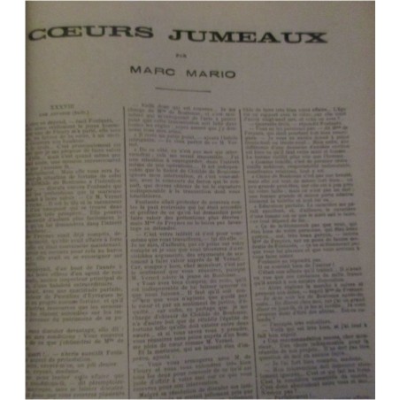 Les romanciers populaires 1908, 14e année N°1 au N°101 - journaux populaires, romans en feuilletons