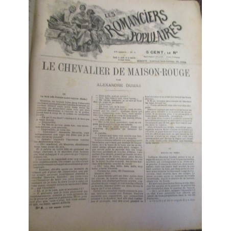 Les romanciers populaires 1906, 12e année, du N°1 à N°98 - journaux populaires, romans en feuilletons