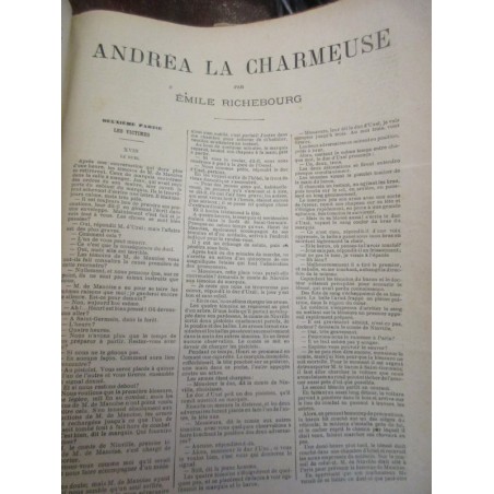 Les romanciers populaires 1906, 12e année, du N°1 à N°98 - journaux populaires, romans en feuilletons