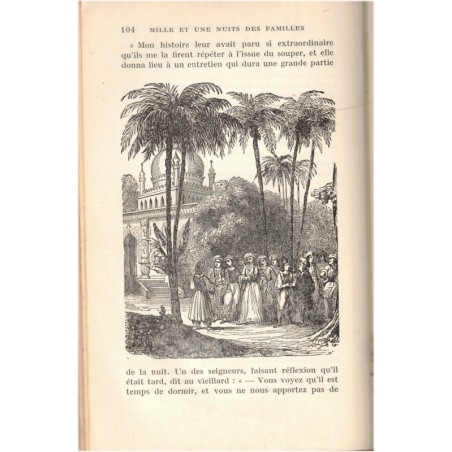 Les mille et une nuits des familles, T1, contes arabes traduits par Galland, 1924 - littérature