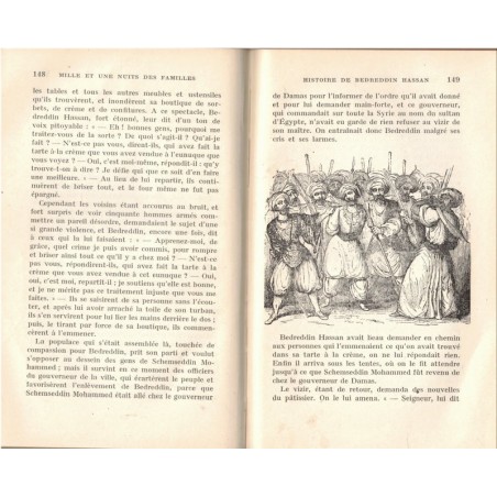 Les mille et une nuits des familles, T1, contes arabes traduits par Galland, 1924 - légendes, contes populaires,