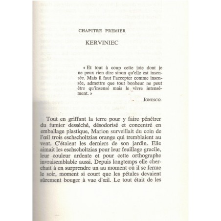 La part des choses, Benoîte Groult, 1972 - romans français, écrivains français