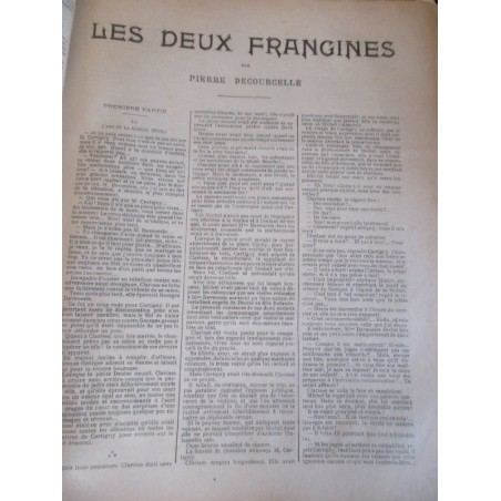 Les romanciers populaires 1905, 11e année N°1 à N°110 - journaux populaires, romans en feuilletons