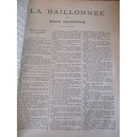 Les romanciers populaires 1907, 13e année, du N°1 à N°98 - journaux populaires, romans en feuilletons