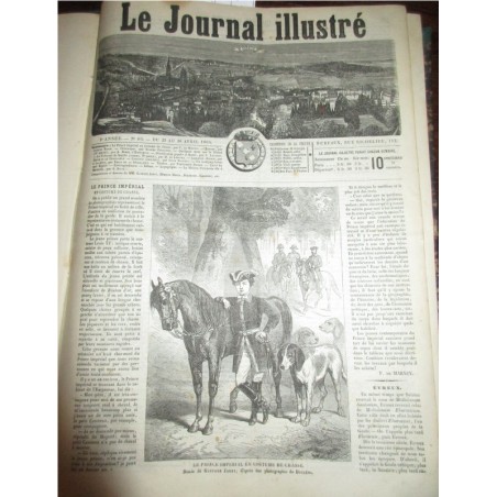 Le Journal Illustré 1865/1866, 2e année, n°63 au n°118 - journaux XIXe siècle, actualités mondiales 19e siècle, Second Empire