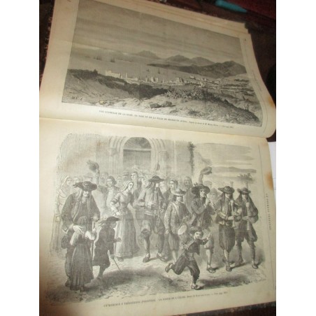 Le Journal Illustré 1865/1866, 2e année, n°63 au n°118 - journaux XIXe siècle, actualités mondiales 19e siècle, Second Empire