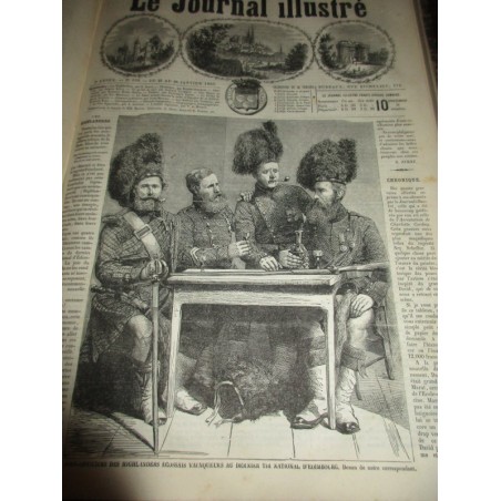 Le Journal Illustré 1865/1866, 2e année, n°63 au n°118 - journaux XIXe siècle, actualités mondiales 19e siècle, Second Empire