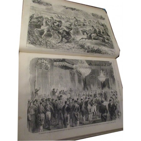 Le Journal Illustré 1865/1866, 2e année, n°63 au n°118 - journaux XIXe siècle, actualités mondiales 19e siècle, Second Empire