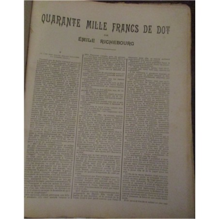 Les romanciers populaires 1909, 9e année N°1 à N°100 - journaux populaires, romans en feuilletons