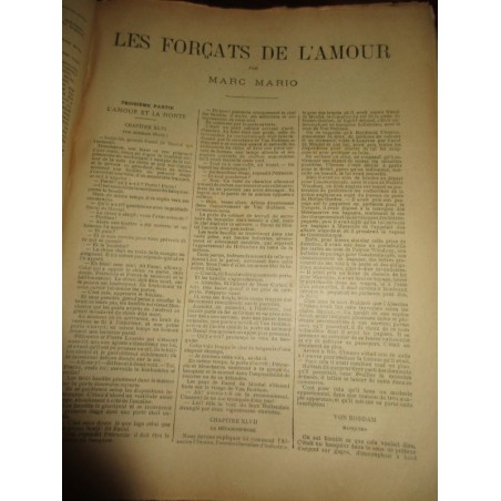 Les romanciers populaires 1909, 9e année N°1 à N°100 - journaux populaires, romans en feuilletons