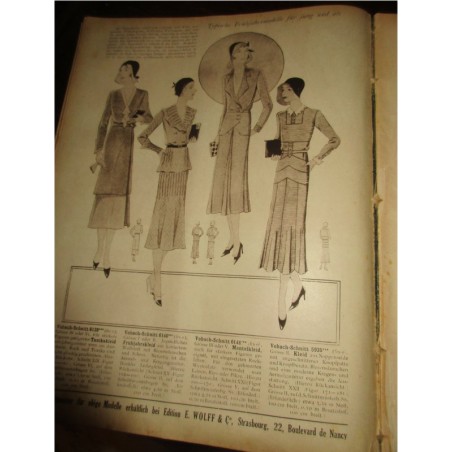 Après la Journée, 1931 Nach Feirabend, Illustrierte Beilage, 13e an. journaux populaires, alsatiques publicités alsaciennes