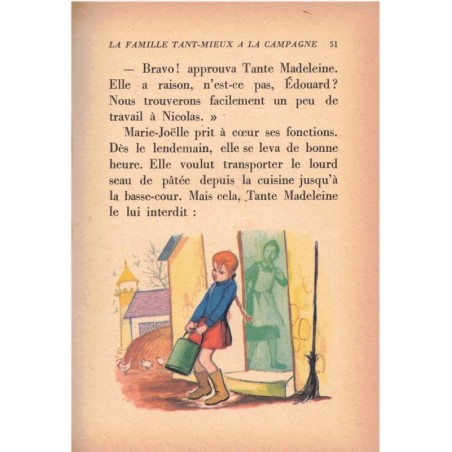 La famille Tant-Mieux à la campagne, Enid Blyton, 1966 - Jeunesse collection Bibliothèque Rose Minirose