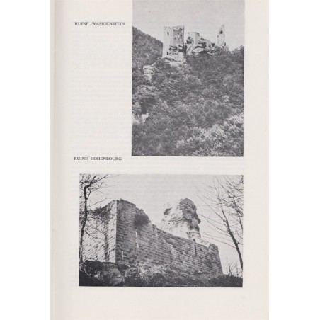 Die Burgruinen der Nordvogesen, 1966, Mandel, ruines des châteaux Vosges du Nord