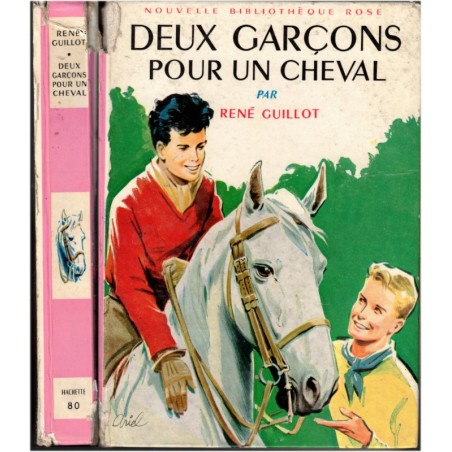 Deux garçons pour un cheval, René Guillot, 1961 - amitié cheval enfant, aventures jeunesse, collection Bibliothèque rose