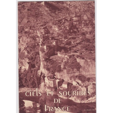 Gorges du Tarn, Ciels et sourires de France, avril 1939, Laboratoires Fluxine