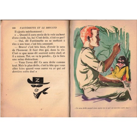 Fantômette et le brigand, Georges Chaulet, 1968 - aventures mystères jeunesse Bibliothèque rose