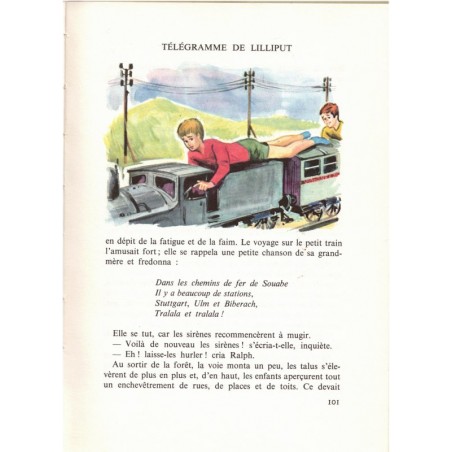 Télégramme de Lilliput, Henry Winterfeld, 1963 - collection Rouge et Or Souveraine, fantaisie science-fiction Jeunesse