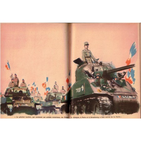 Leclerc, Jean d'Esme  1951 - Collection Idéal Bibliothèque , 2e guerre mondiale, biographies, livres éducatifs jeunesse