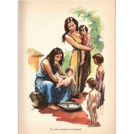 Le Jivaro blanc, Denise Bernard, 1954 -  Indiens Pérou, Amérique du Sud, Collection Idéal Bibliothèque , aventures Jeunesse