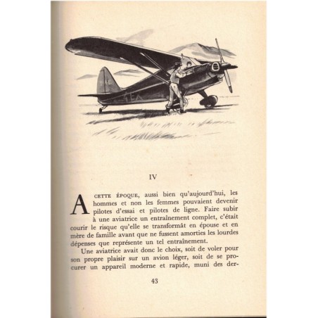 Aviatrice, Jacqueline Cochran, 1961 - Collection Idéal bibliothèque, aviation, biographies héros aviation, aventures jeunesse