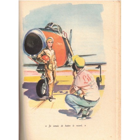 Aviatrice, Jacqueline Cochran, 1961 - Collection Idéal bibliothèque, aviation, biographies héros aviation, aventures jeunesse