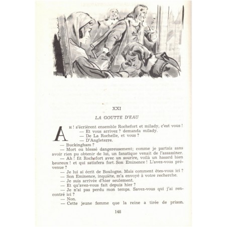 Les trois mousquetaires, T2, Alexandre Dumas, 1971 - cape et épée, jeunesse, Idéal Bibliothèque, littérature 19e s