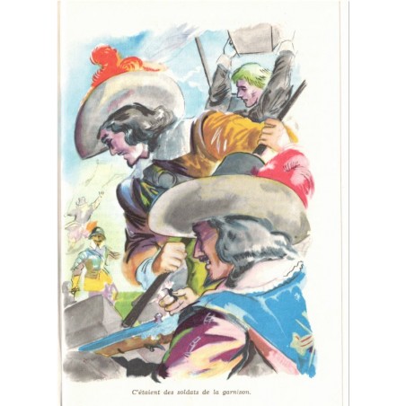 Les trois mousquetaires, T2, Alexandre Dumas, 1971 - cape et épée, jeunesse, Idéal Bibliothèque, littérature 19e s