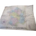 Carte physique et politique de la France, vers 1880, par M. Drioux et Ch. Leroy