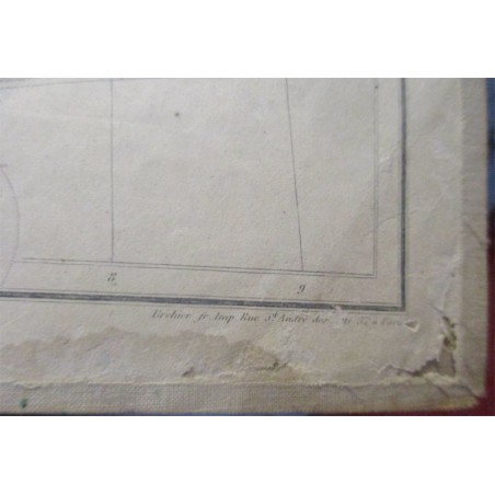 Carte physique et politique de la France, vers 1880, par M. Drioux et Ch. Leroy