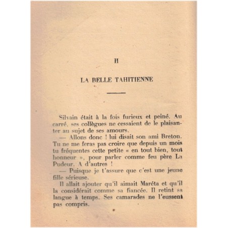 Maréta, fleurs des îles, Jean Boixière, 1946 - Tahiti, Papeete en 1940, Océan pacifique, romans d'amour, roman sentimental