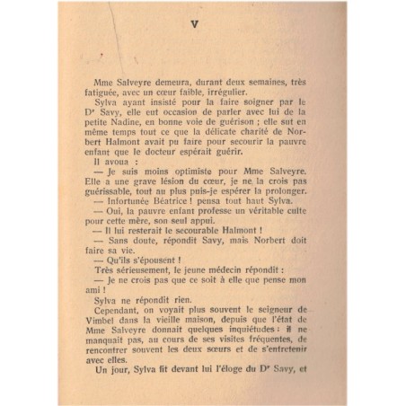 Sylva et son maître, Jean de Belcayre 1946 -  romans d'amour, roman sentimental, romans populaires