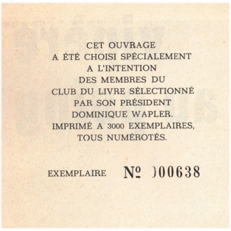 Vipère au poing, Hervé Bazin - édition numérotée, romans français, enfance malheureuse, club du livre
