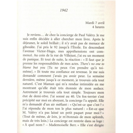 Journal 1942-1944, Hélène Berr, une vie confisquée, 2008 - biographies Shoah, 2e guerre mondiale