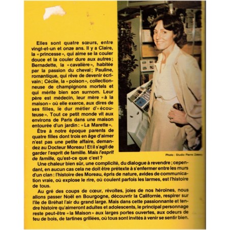 L'esprit de famille, Janine Boissard, 1982 - dédicacé par l'auteur, romans français, famille heureuse