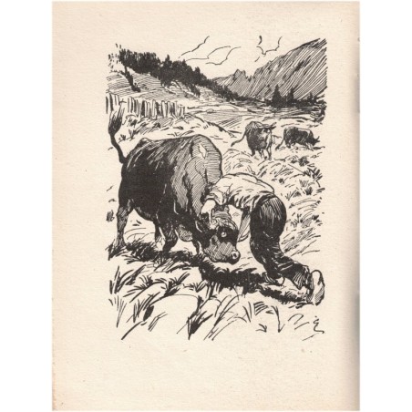 Le taureau par les cornes, Aimé Blanc, 1958 - roman français, paysan en 1950, Orphelinat des P.T.T., Foyer de Cachan