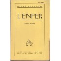 L'enfer, Henri Barbusse, 1928 - romans français, étude de mœurs 1900, société en 1900