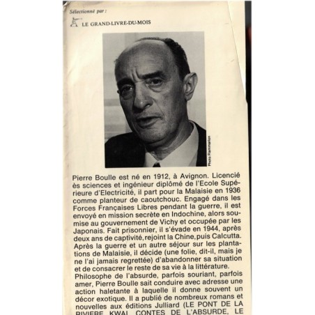 Les vertus de l'enfer, Pierre Boulle, 1974 - romans français, drogue, Birmanie